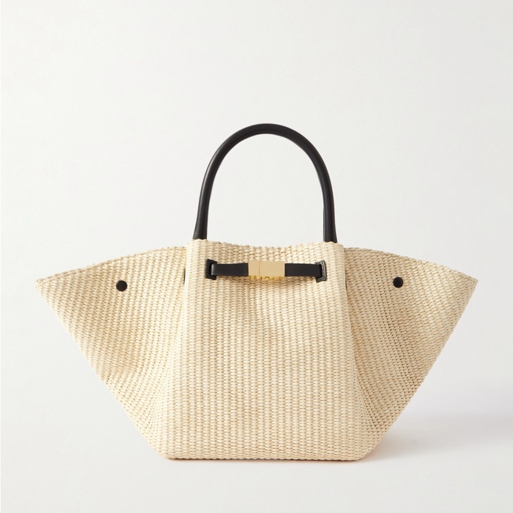 NEW Demellier New York Raffia Tote